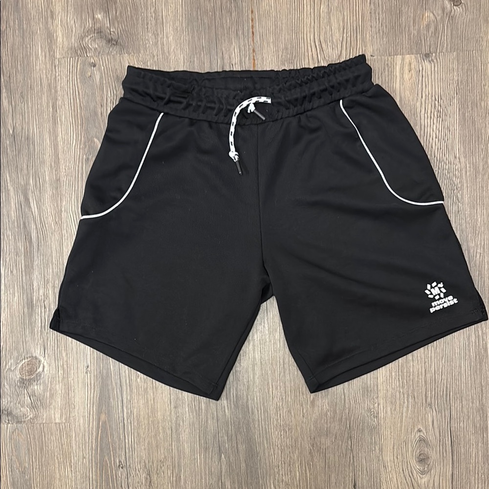 Black Athletic Men's Shorts